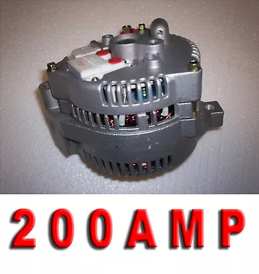 1 One Wire 200 High Amp Ford Mustang 3g Large Case Alternator 1965 88 90 91 1993 • $198.79