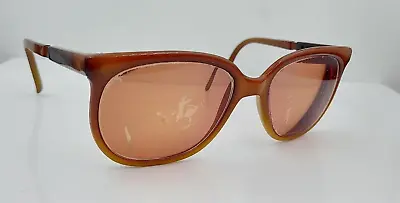 Vintage Bolle 398 Brown Green Oval Nylon Sunglasses France  FRAMES ONLY • $20.40