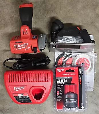Milwaukee M12 FUEL Brushless 3  Compact Cutoff Tool W/ Battery Model# 2522-20 • $149.90