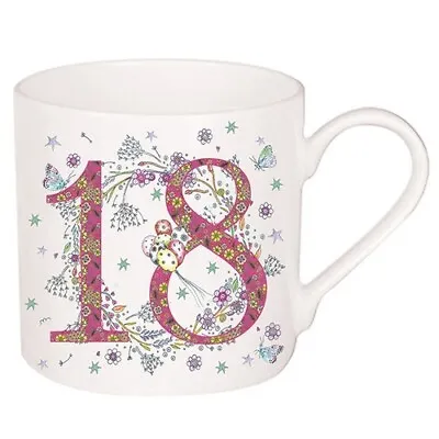 Doodleicious 18th Birthday Celebration Mug. Gift Boxed • £8.99