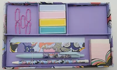 VERA BRADLEY Butterfly By Pattern Desk Supply Set Office School Pen Ruler Tabs • $11.69