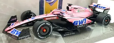 Solido 1/18 Scale Diecast S1808801 - Alpine A522 F1 Bahrain GP 2022 F.Alonso • $221.09