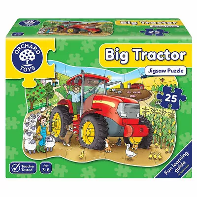 £12.99 • Buy Orchard Toys Big Tractor Giant Floor Puzzle 25-Piece Jigsaw Brand New