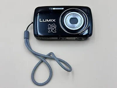 Panasonic LUMIX DMC-S3 14.1MP Black Digital Camera & Battery • £17.99