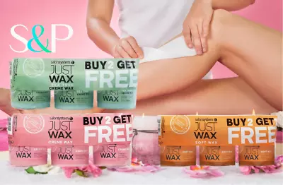 Salon System Just Wax Hair Removal Waxing Single Pot 450g Spatulas Wax Strips • £24.99