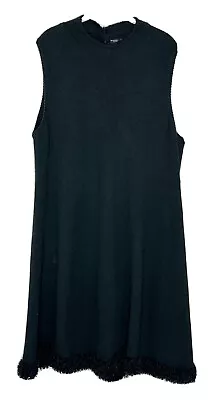 Michael Simon Women’s Black Knit Twill Sleeveless Flare Dress Size XL • $49.99
