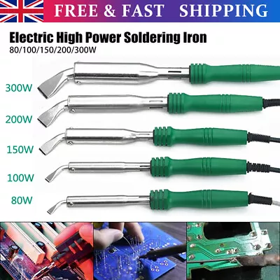 £20.86 • Buy 80/100/150/200/300W Soldering Iron Electrical Automotive Angled Chisel Tip Tool
