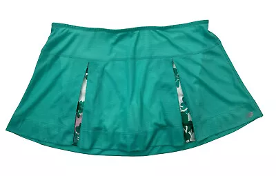 $3.99 • Buy NB New Balance Womens XL Pleated 2-Designs Stretch Elastic Waist Skirt Skort