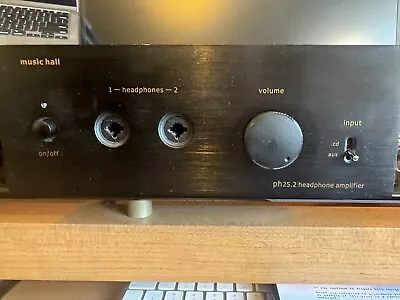 Music Hall Ph25.2 Tube Hybrid Headphone Amplifier • $300