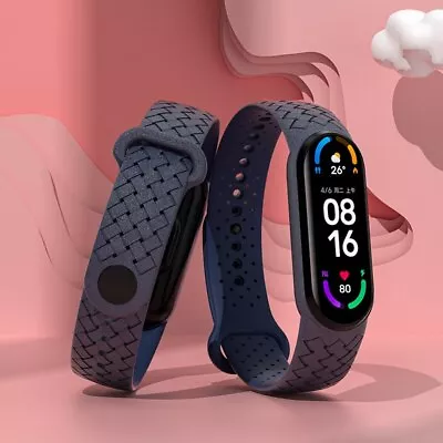 Silicone Braided Loop For Xiaomi Mi Band 7 6 5 4 3 Strap Sport Smart Watch Band • $14.74