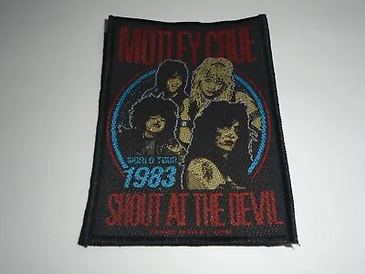 Motley Crue Shout At The Devil Woven Patch • $7.19