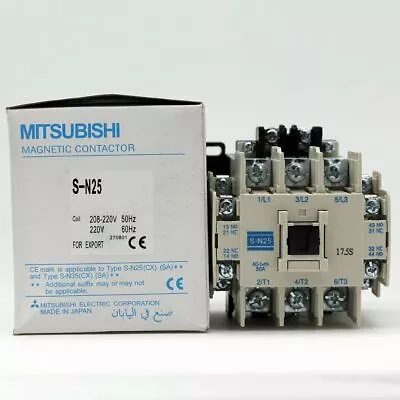Mitsubishi S-N25 AC220V Magnetic Contactor 1PC New Free Shipping SN25 /db • $31.50