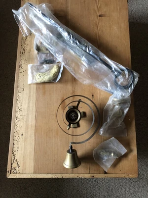 £85 • Buy Traditional Kirkpatrick Butlers Bell Kit With Black Cast Iron Pull & Nylon Cord