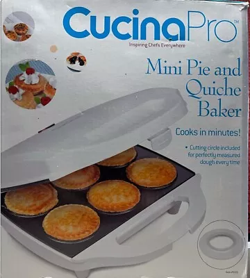 Cucina Pro Mini Pie And Quiche Baker Item #1551 Nonstick - 6 Cavity • $24.99