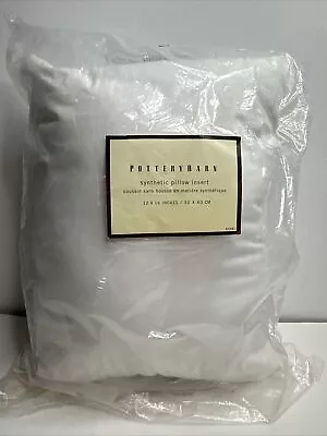 New     Pottery Barn Synthetic Pillow Insert  12” X 16” • $10.99