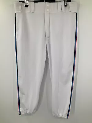 Kamerson Misner Miami Marlins Mlb White Majestic Game Used Pants 2019 Sz: 34 • $70