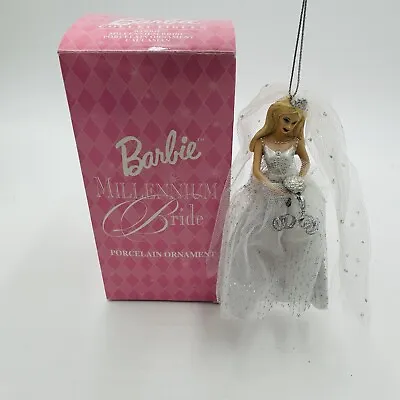 Barbie Millennium Bride Porcelain Ornament By Avon 2000 Christmas Decor • $25
