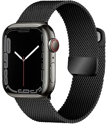 $23.16 • Buy Magnetic Metal Milanese Loop Band Compatible With Apple Watch Band 42mm 44mm