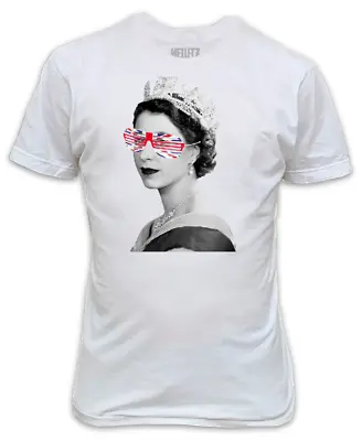 Queen Wearing Union Jack Sunglasses T-Shirt For Queens Jubilee 2022 • £15