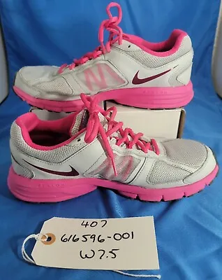 Nike Women's Size 7.5 Air Relentless 3 Running Shoes Gray Pink 616596-001 (407) • $14.95