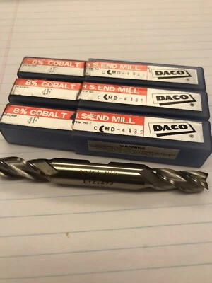 $17 • Buy 1 Pc. 27/64 4 FLUTE DE COBALT CC END MILL. KOREA. (loc J12)