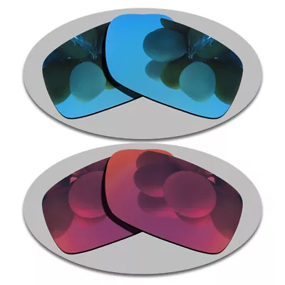 US Sky Blue&Midnight Sun Lenses Replacement For-Oakley Crankcase Polarized • $15.56