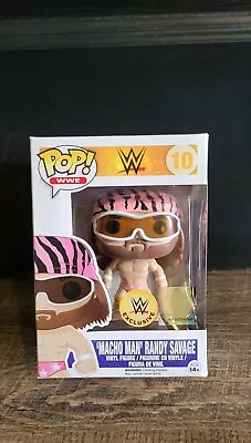 Funko POP! Randy  Macho Man  Savage - RARE W Pink Bandanna #10… WWE EXCLUSIVE • $400