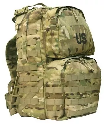 USGI MOLLE II Medium Ruck Field Pack 3 Day Backpack With Frame OCP Multicam • $149.99