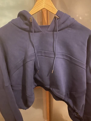 £67 • Buy Adidas X Ivy Park Beyonce Cropped Hoodie Blue - Xs / 6 Bnwt