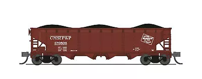 Broadway Limited 7428 N Scale MILW 30s/40s CMStP&P ARA 70-Ton Quad Hopper (4) • $75.95