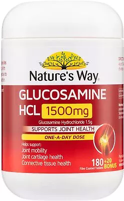 Glucosamine 1500mg 200 Tablets X 3 Pack Nature's Way • $148.33