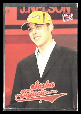 Sasha Vujacic 2004 Ultra #198   RC Rookie   (Los Angeles Lakers) • $1.36