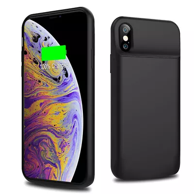$65.99 • Buy External Battery Charger Power Bank Case For IPhone X Xs XR Xs Max Backup Cover
