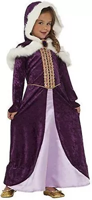 Winter Princess Renaissance Medieval Maiden Halloween Child Medium Costume NEW • $24.99