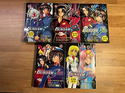 Mobile Suit Gundam Seed Full Volume Complete 1-5 Masatsugu Iwase Manga English • $65