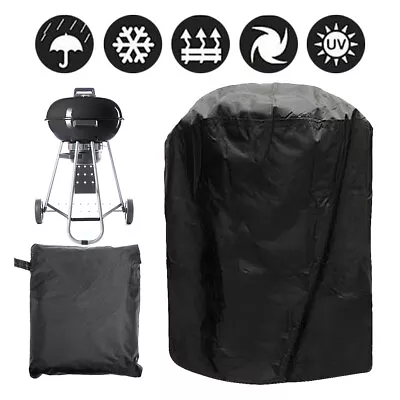 70x70cm Patio Kettle Round Garden Waterproof Barbecue Protector BBQ Grill Cover • $13.99