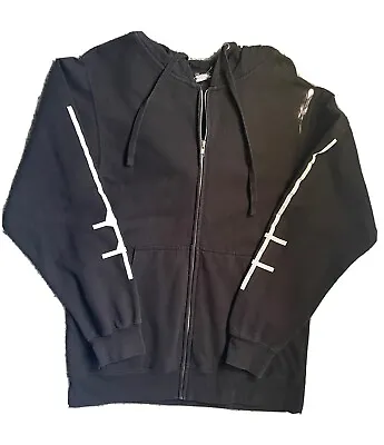 Marilyn Manson Black Crosses Zipper Hoodie Sweatshirt M • $24.99