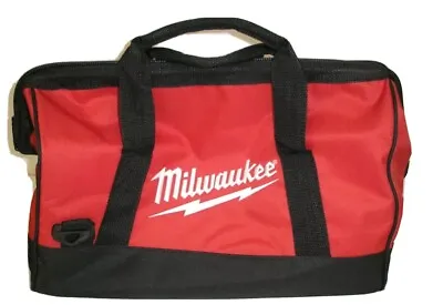 New Milwaukee M18 M12 17” X 11” X 10” Contractors Tool Bag With Inside Pockets • $24.50