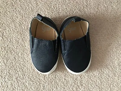 Toddler Shoes Dotty Fish Leather “Shimmy Shoes” Size 6. New No Box. • £0.99