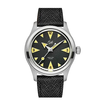 MERKUR Men Luxury Watch 38mm Manual Wind Mechanical Wristwatch M01D Black Dial • $119