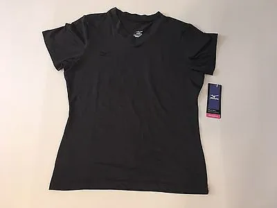 Mizuno Women's Charcoal Dark Grey Attack Tee Volleyball Shirt Sz. XS NEW BB007 • $14.79