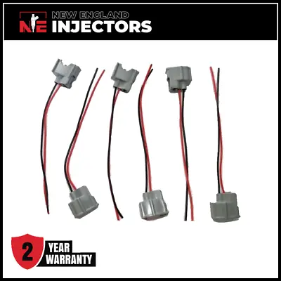 Set Of 6 Toyota Denso 23250 Fuel Injector Wire Harness Connector RSX TSX K20 K24 • $20