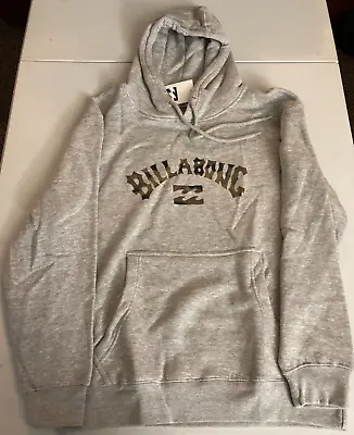 Billabong Premium Men's Arch Fill Hoodie In Gray Heather ABYFT00283-2XL • $31.99