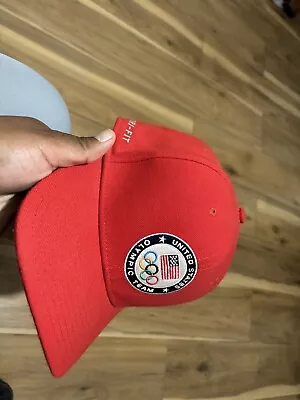 Red Nike United States Olympic Team Classic89 Baseball Cap Hat • $15