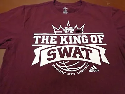 NCAA MISSISSIPPI STATE BULLDOGS Basketball Adidas The King Of Swat  Small    W7 • $11.99