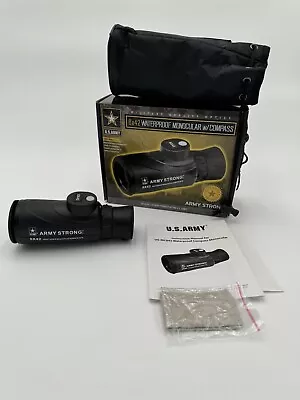 US Army Monocular MC-842 8x42 Waterproof Monocular With Compass • $69.99