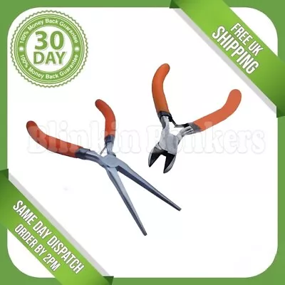 £3.29 • Buy Mini Small Precision Side Cutter & Needle Nose Pliers Jewellery Wire Work Craft