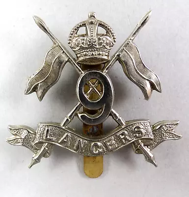 Military Cap Badge 9th (Queen's Royal) Lancers British Army Cavalry • £5