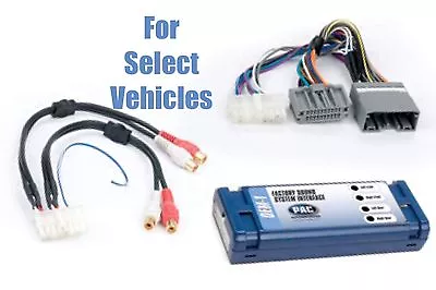 Chrysler Dodge Jeep Add An Amp Amplifier Adapter Interface To Factory OEM System • $54.95