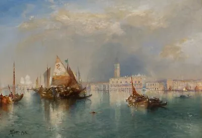 Thomas Moran :  Venice  (1903) — Giclee Fine Art Print • $23.99